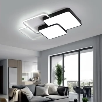 

Chandelier Lighting for Living room Bedroom Rectangle aluminum Ceiling Chandelier Lights Lustres 90-265V Chandelier for bedrooms