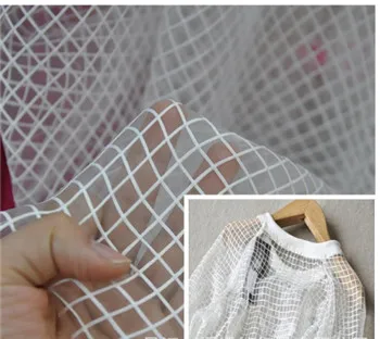 

bilateral symmetry oganza flower embroidery lace fabric Wedding Dress Tulle Skirt Material fabrics