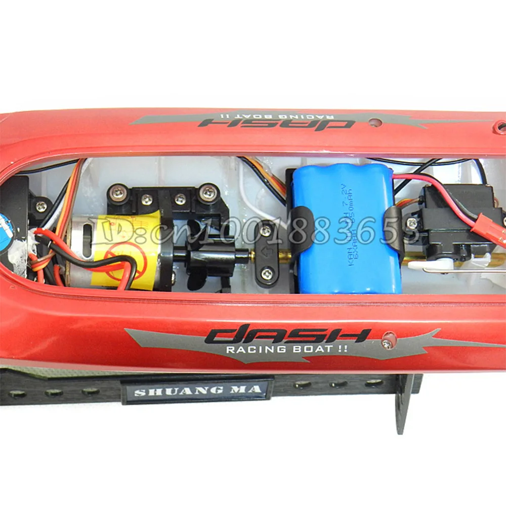 RC قارب مزدوج الحصان DH 7009 قارب المتغير بسرعة/قارب سباق عالي السرعة 35 سنتيمتر أفضل هدية DH7009 مع الأصلي مربع