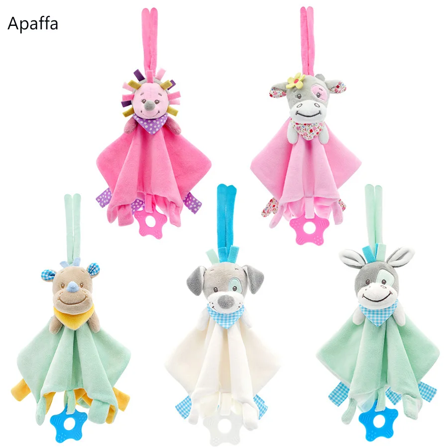 

baby toys 0-12 months soft Toddler appease towel Stuffed animals toy with Teethers babies crib mobile rattles toy for stroller