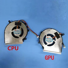 Новый OEM Ноутбук вентилятор для MSI GE62VR GP62MVR GL62M ноутбук процессор охлаждение ГПУ кулер вентилятор PAAD06015SL 4 контакта