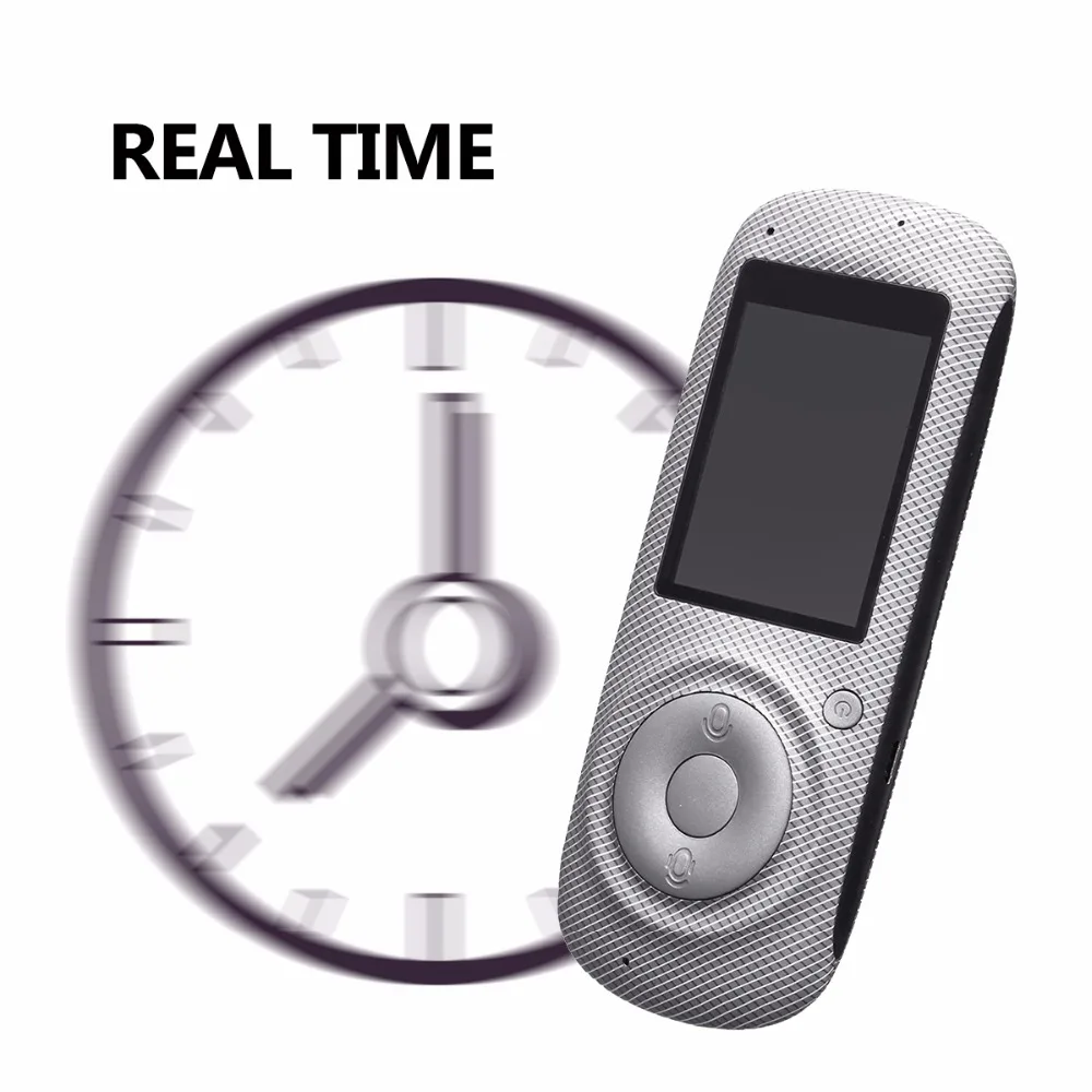 

Portable Smart Two-Way Real Time Multi-Language Instant Voice Translator for Learning Travel Meeting WiFi Language Translation