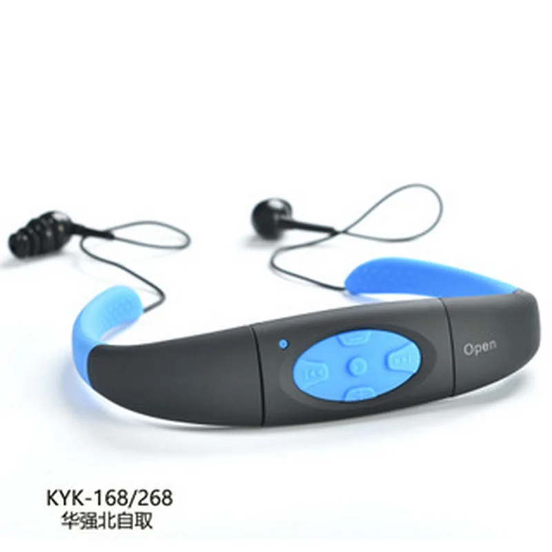 by dhl 50pcs IPX8 Waterproof Swimming MP3 Player Headset Earphones