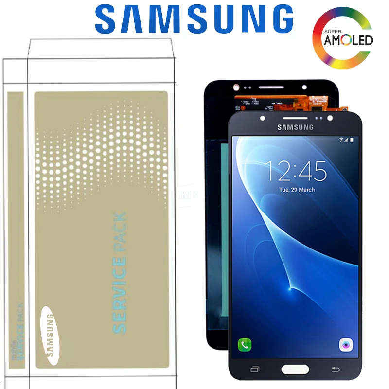 

Original 5.5" Super AMOLED For Samsung Galaxy J7 2016 J710 J710F J710FN J710M J710Y LCD Display With Touch Screen Digitizer