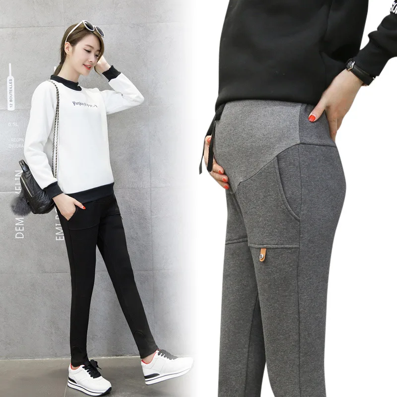 New Korean Maternity Autumn Winter Fashion Large Size Pregnant Pregnant