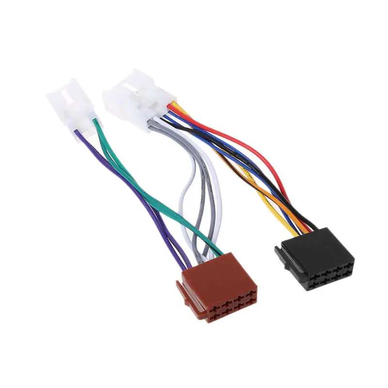 

Pretty ISO Car Radio Wiring Harness Adapter Plug Cable For TOYOTA Lexus MR2 Land Cruiser RAV4 Solara Yaris