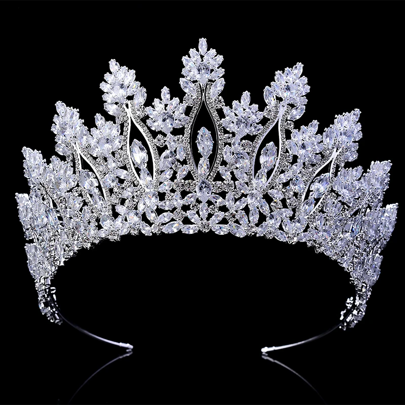 Bridal Hair Accessories Tiaras And Crowns HADIYANA Classic New Fashion Design Anniversary Wedding Women BC5070 Corona Princesa