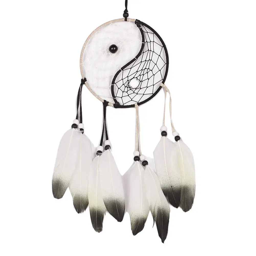 JX-LCLYL Large Dream Catcher With Feathers Car Wall Hanging Decoration Ornament Gift