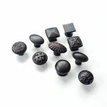 

Vintage Bronze Cabinet Knob Cupboard Drawer Wardrobe Door Antique Pull Handles Knob Furniture Kitchen Hardware Knob Zinc Alloy
