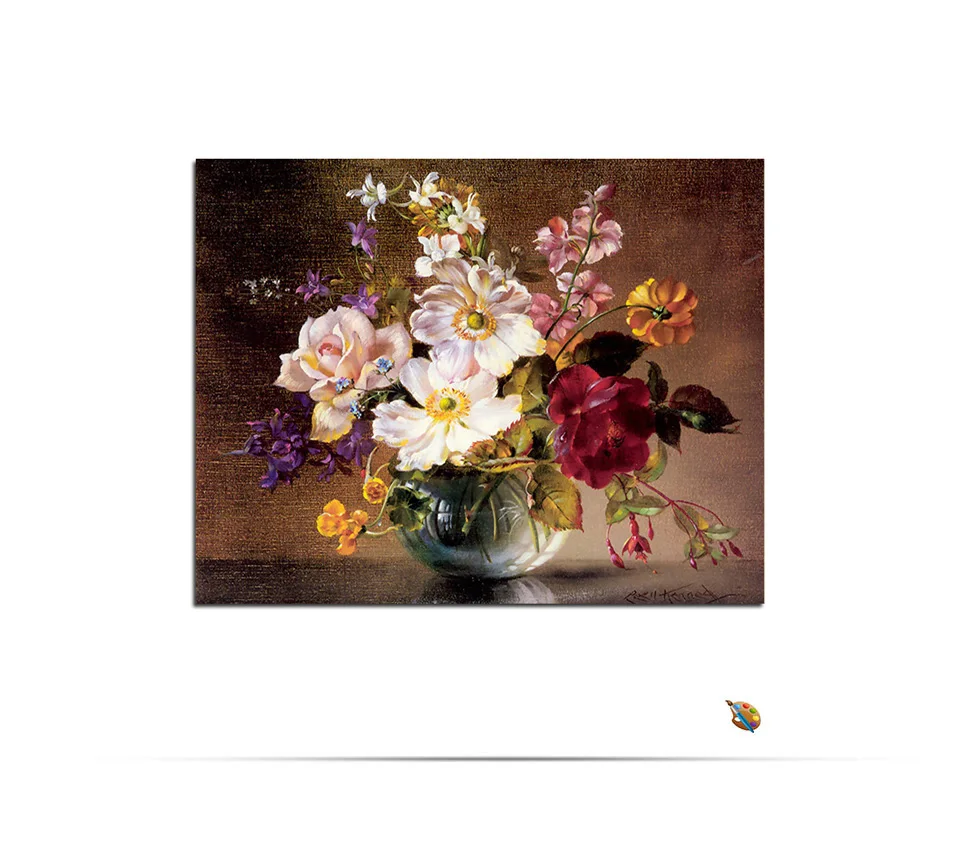 Без рамы ваза цветы Натюрморт Живопись по номерам цветы в горшках Современная Настенная художественная картина