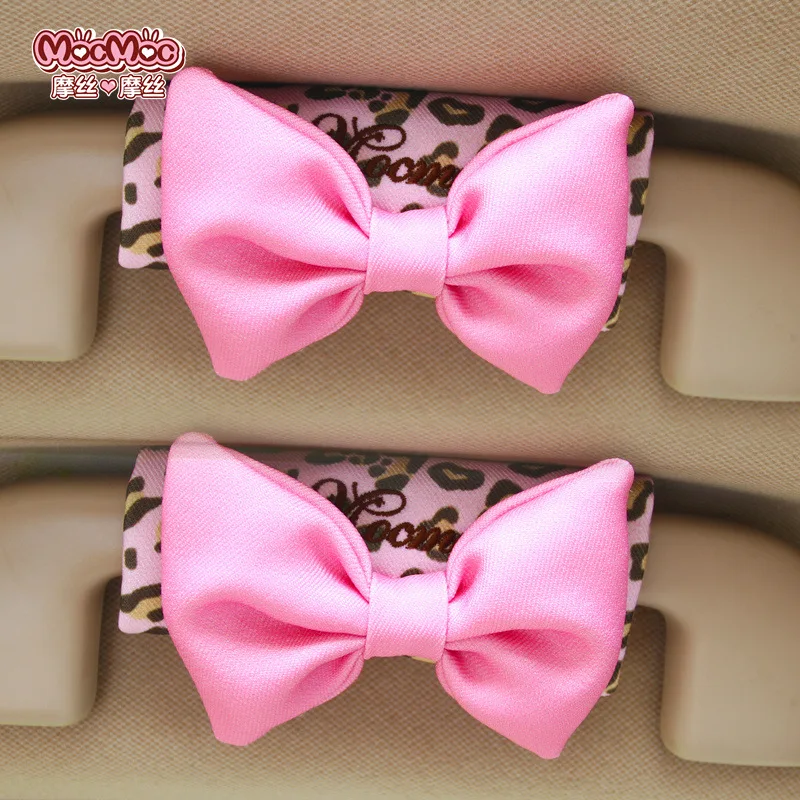 

Lady pink The car roof to handle his chariot gloves walking boot decorative set