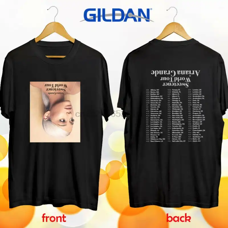 Ariana Grande Sweetener World Tour Concert 2019 Tee Shirt S 3xl Tkp02