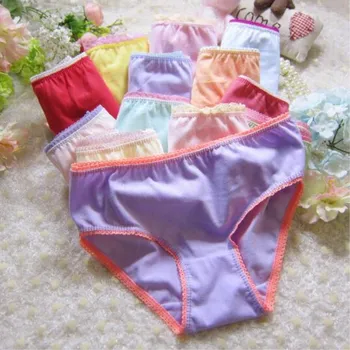 

6 Pcs/pack Random Delivery Girls Briefs Panties Underwear Character Girls Underwear Cotton Pinkycolor Panties ATNN0066
