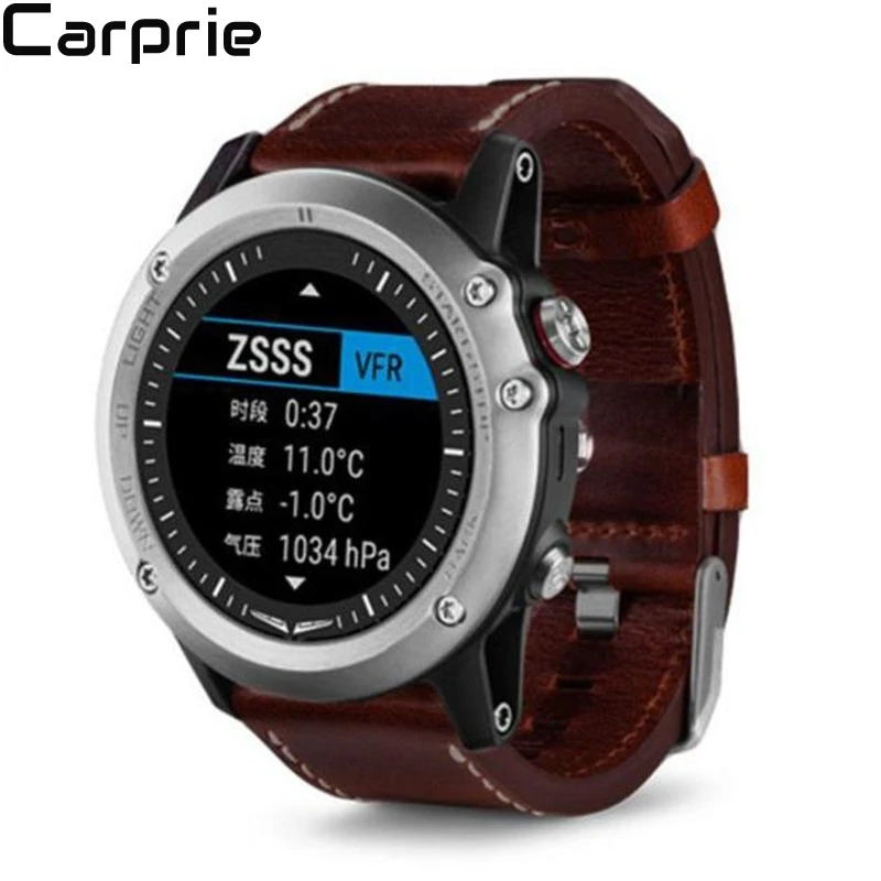 

Best Price ! drop shipping Luxury Leather Strap Replacement Watch Band With Tools For Garmin Fenix 3 TOP quality ja30