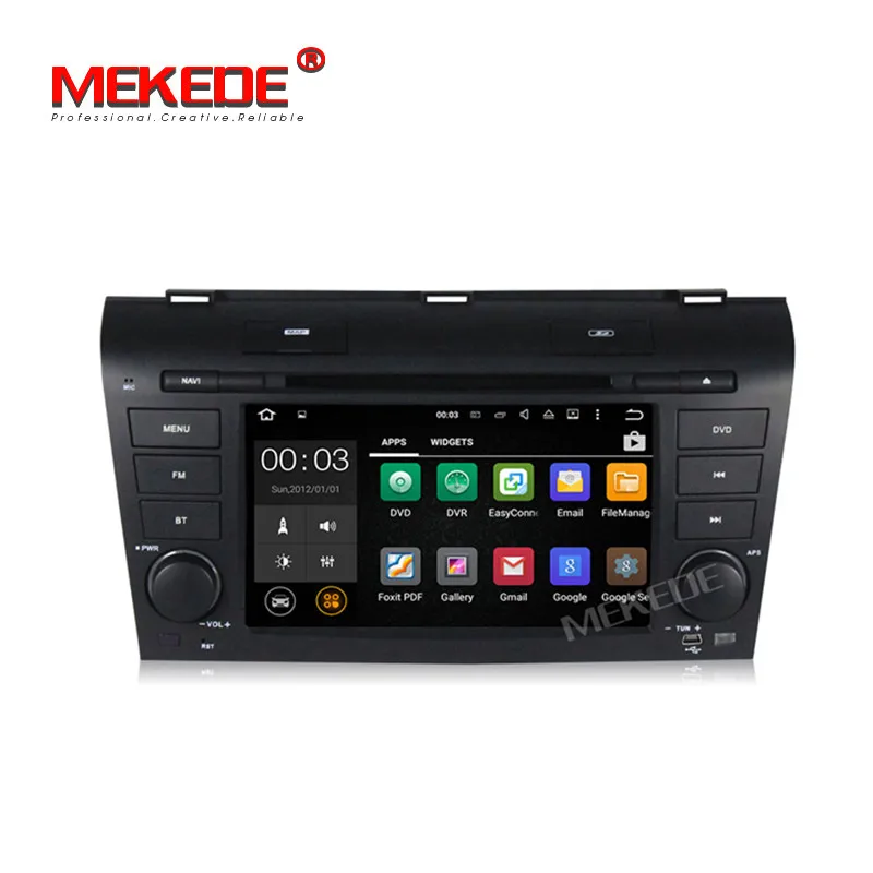 Clearance MEKEDE M518 7inch 2din Quad core pure android 7.1 car radio car gps dvd player for Mazda 3 2003-2009 support google playstore 2
