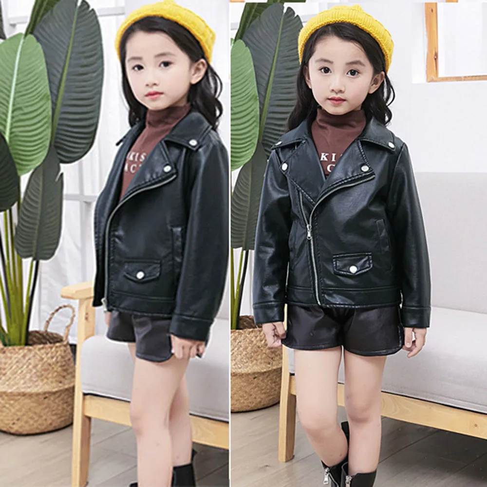 Детская куртка для маленьких девочек зимняя куртка для маленьких мальчиков и девочек пальто для маленьких девочек ветрозащитная куртка для мальчиков детская одежда - Цвет: Черный