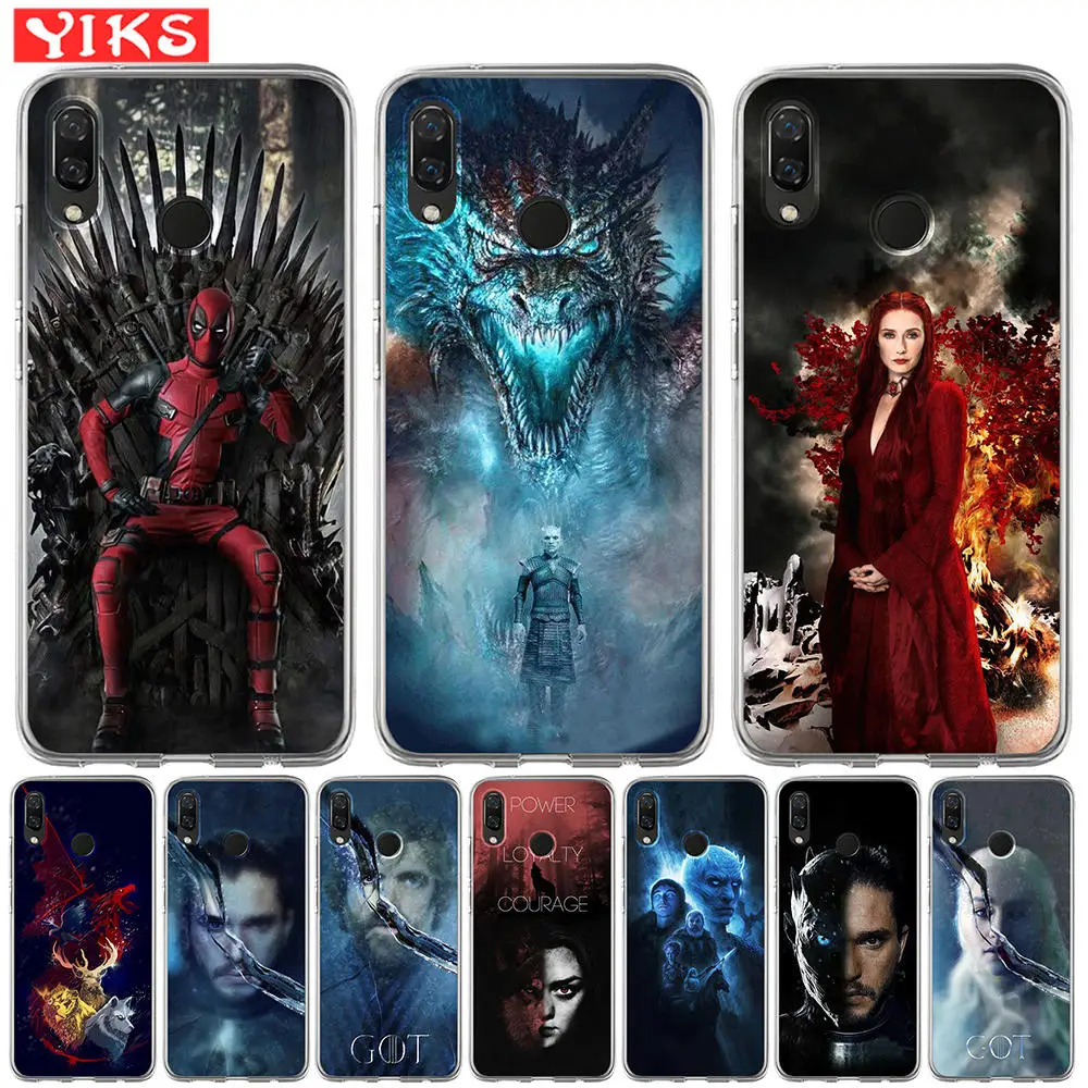 

Game Thrones Got Soft TPU Case For Huawei Nova 4e 3e 3 3i 2 Plus Y5 Y6 II Y3 Y7 2017 Y6 Prime 2018 Phone Cover Etui Coque Funda