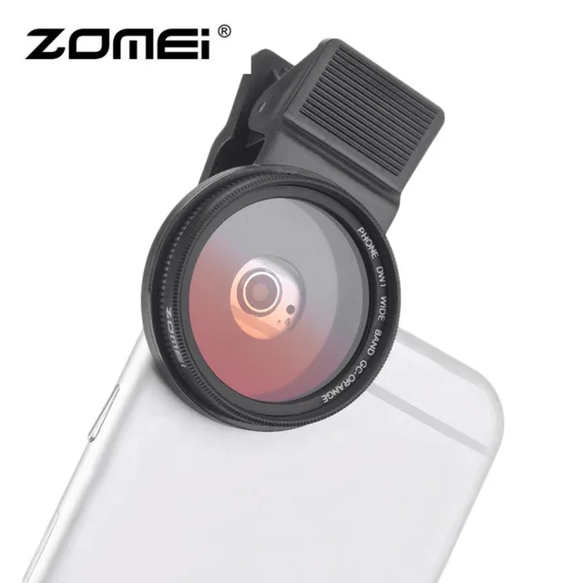 Best Price ZOMEI 37MM Mobile Phone Camera Lens Filter Kit Professional Phone Lens Clips Polarizer Universal For iPhone Samsung Smartphone