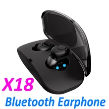 20шт TWS беспроводные наушники Bluetooth наушники X18 Беспроводные наушники с громкой связью Bluetooth гарнитура спортивные наушники с микрофоном