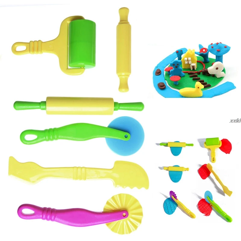 6 шт. гончарные Пластилин для теста скульптура инструменты для моделирования дети ролевые игры игрушки Бесплатная доставка