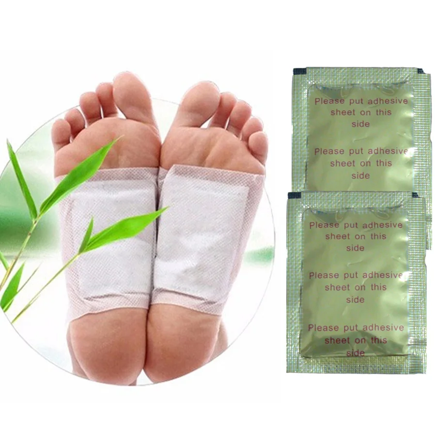 2pcs Chinese Medicine Paste Detox Foot Patch Foot Pad Slimming Herbal