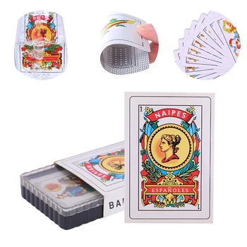 

DHL free 144 sets Spanish PVC Poker Card Waterproof Plastic Playing Cards Board Game Puzzle Intelligence Game Plastic Poker Card
