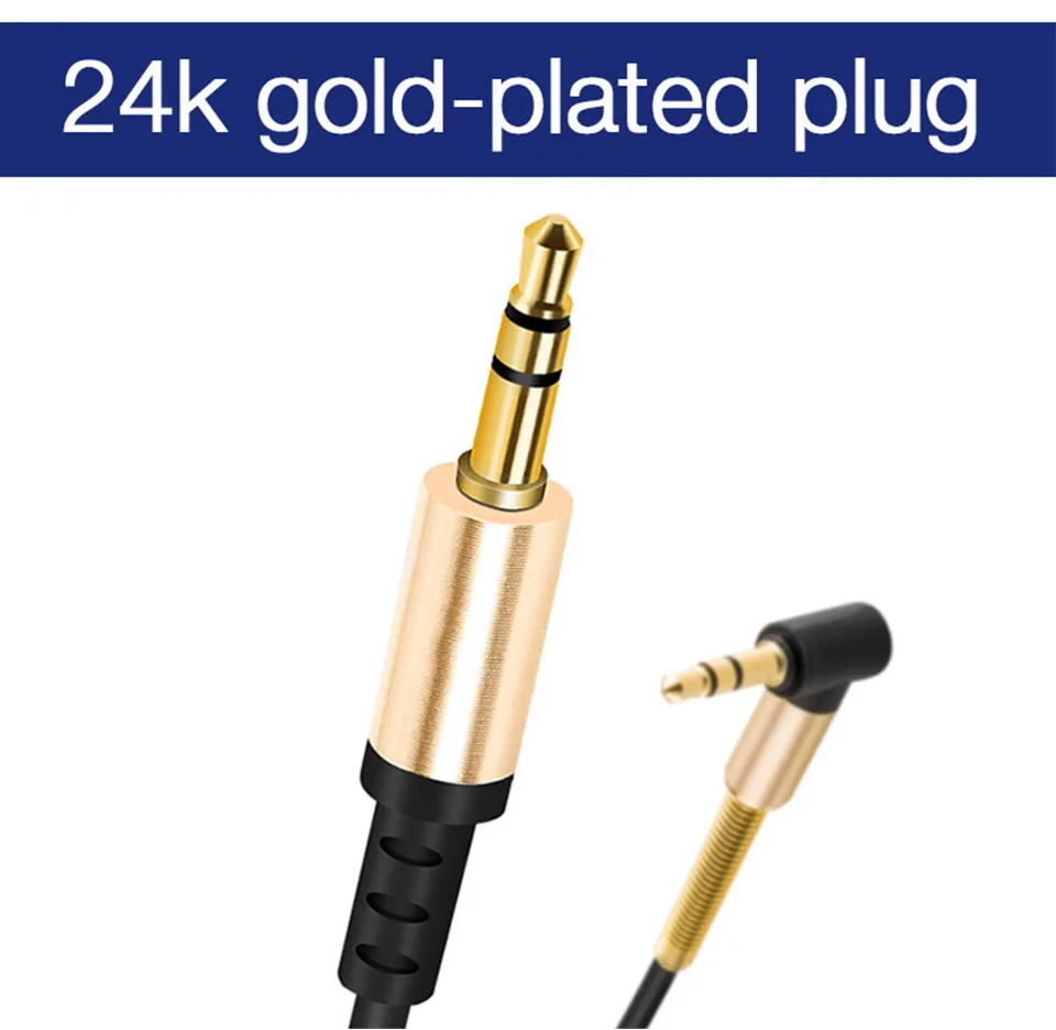 3.5mm audio cable gold plate
