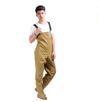 Fishing Pants Breathable Chest Wader Waterproof Fly Fishing Boots Wader Wtocking Foot waadschoenen respirant cuissarde de peche 