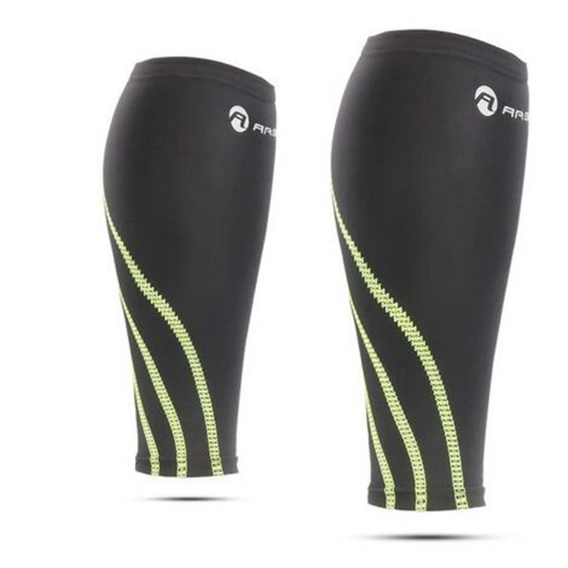 ARBOT велосипедный Теннисный голень для голени, защита голени для мужчин и женщин, грелка для ног, компрессионная обмотка для ног для велоспорта - Цвет: Black
