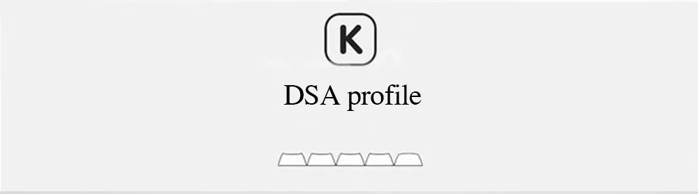 Dsa keycaps пустые печатные 108 толстые pbt для механической клавиатуры Dsa профили ISO ANSI макет