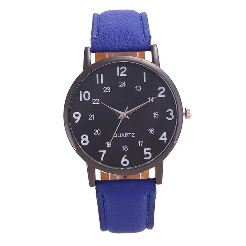 Унисекс красивые женские наручные часы Модные Простые темпераментные деловые кварцевые часы из нержавеющей стали сувенирные ручные часы# D - Цвет: Blue