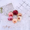 5pcs/lot Silk tea buds roses for Christmas home party wedding decoration diy gifts box cheap Fake plastic Artificial flower wall ► Photo 1/6