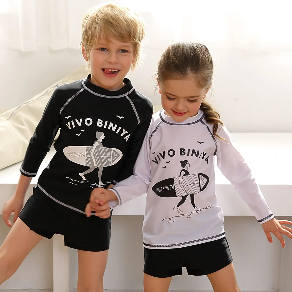 Collager Toddler Baby Boys Two Piece Cute Short Sleeve Sunsuits Zipper Rash Guard Sun Protection with Swimming Hat