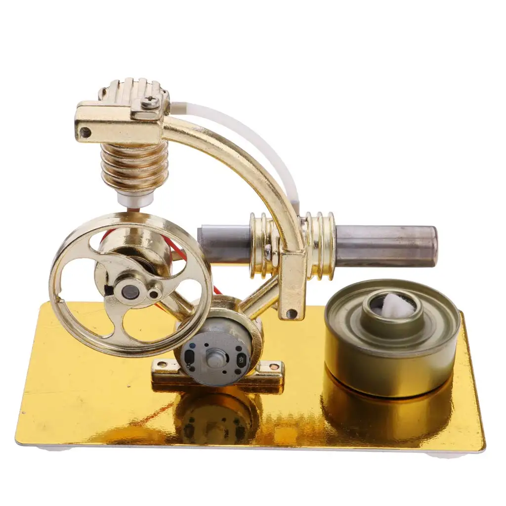 DIY Hot Air Stirling Engine Steam Generator Model Physics Experiment Lab Supplies Science Educational Toys Gift for Children photo