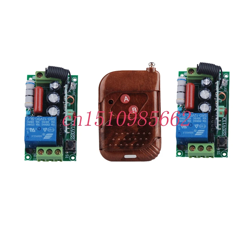 

220V 1CH 10A livolo Radio Wireless Remote Control Switches 2 Receiver &1 Transmitter automation smart home z-wave