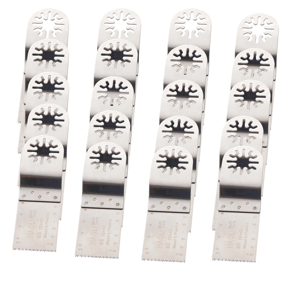 

20 pcs Oscillating Multimaster Tools Saw Blades Compatible with Fein Multimaster Fein Dremel Makita Milwaukee and more
