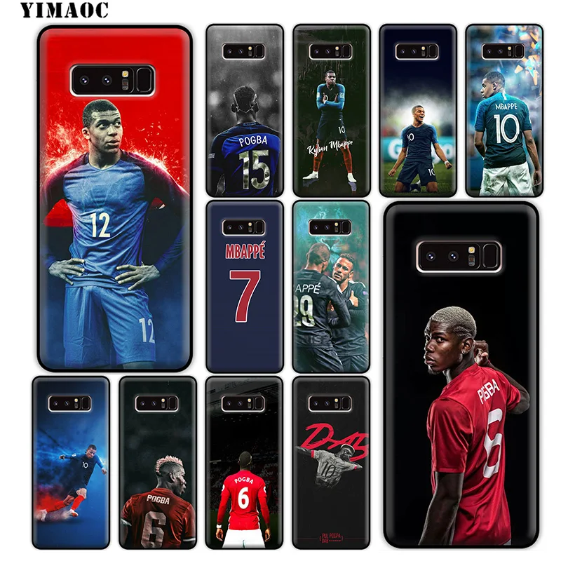

YIMAOC Mbappe football Pogba Soft Silicone Case for Samsung Galaxy S10 S10e S9 S8 Plus S7 S6 Edge J6 Cover