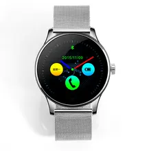 2016 Bluetooth Smart Uhr K88H Klassische Gesundheit Metall Smartwatch mit Herzfrequenz Monitor für Android ISO Phone Remote Kamera Uhr