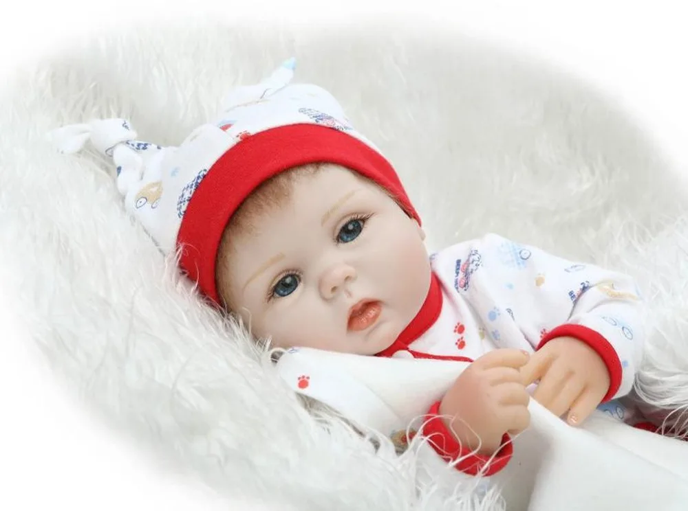 

16 inch Silicone Alive Reborn Baby Doll Kids Playmate Gift For Girls Newborn Realistic Bouquets Doll Babies Reborn Dolls