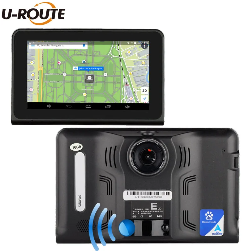 Wifi Android 4.4 камера DVR для автомобиля и мотоцикла GPS навигация радар детектор быстрая