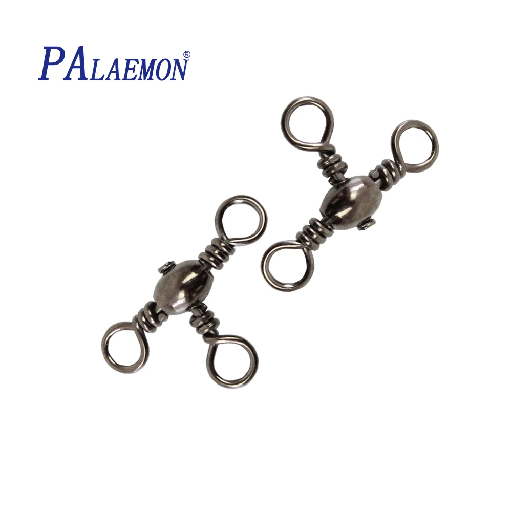 Palaemon 50 шт./лот три пути баррель кросс-линия поворотный Рыбалка поворотный Интимные аксессуары