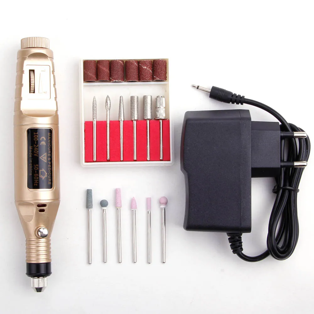 

Electric Milling Manicure Machine Apparatus Ceramic Corundum Cutters Nail Drill Bits Stone Rotary Burrs Diamond Cutter Tools