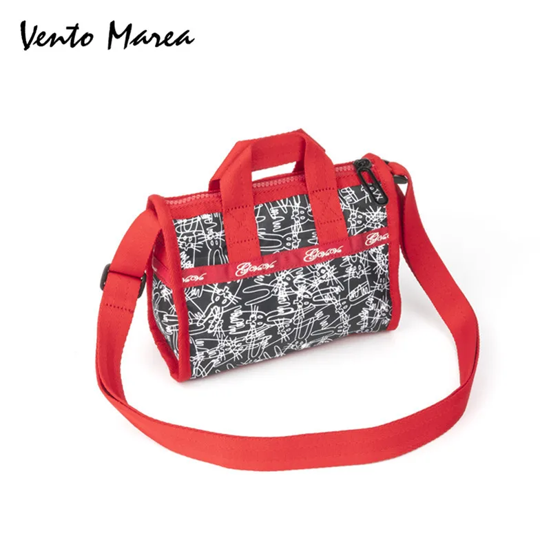 

Original Vento Marea Fashion Rabbit Handbag Waterproof Material Messenger Travel Bag Big Capacity 2019 Cartoon Printing