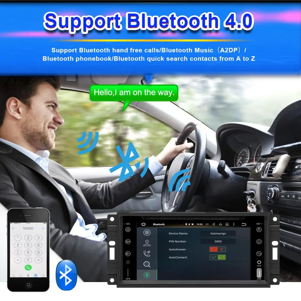 Sale Android 7.1/8.0 Octa Core 4GB RAM 32GB ROM Car DVD GPS For Jeep Wrangler Commander Dodge 2007-2013 Radio Stereo Navigation SWC 3