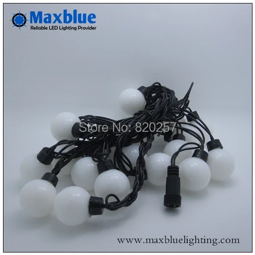 

free shipping 5m string with 20pcs 4cm ball light, IP44 220V