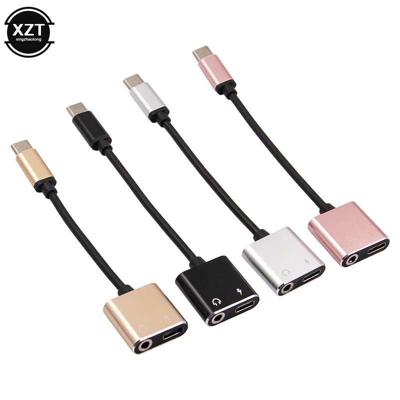 Горячий USB Тип C до 3 5 мм aux адаптер зарядный c jack конвертер для Huawei P20 Xiaomi 6 8|Кабели