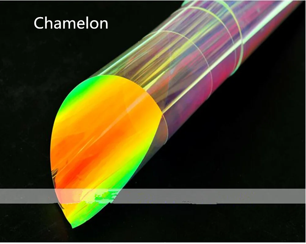 1x10 м/39,3" x33ft декоративные Хамелеон оконные пленки Радужный эффект уединение виниловый офисный клубный Декор