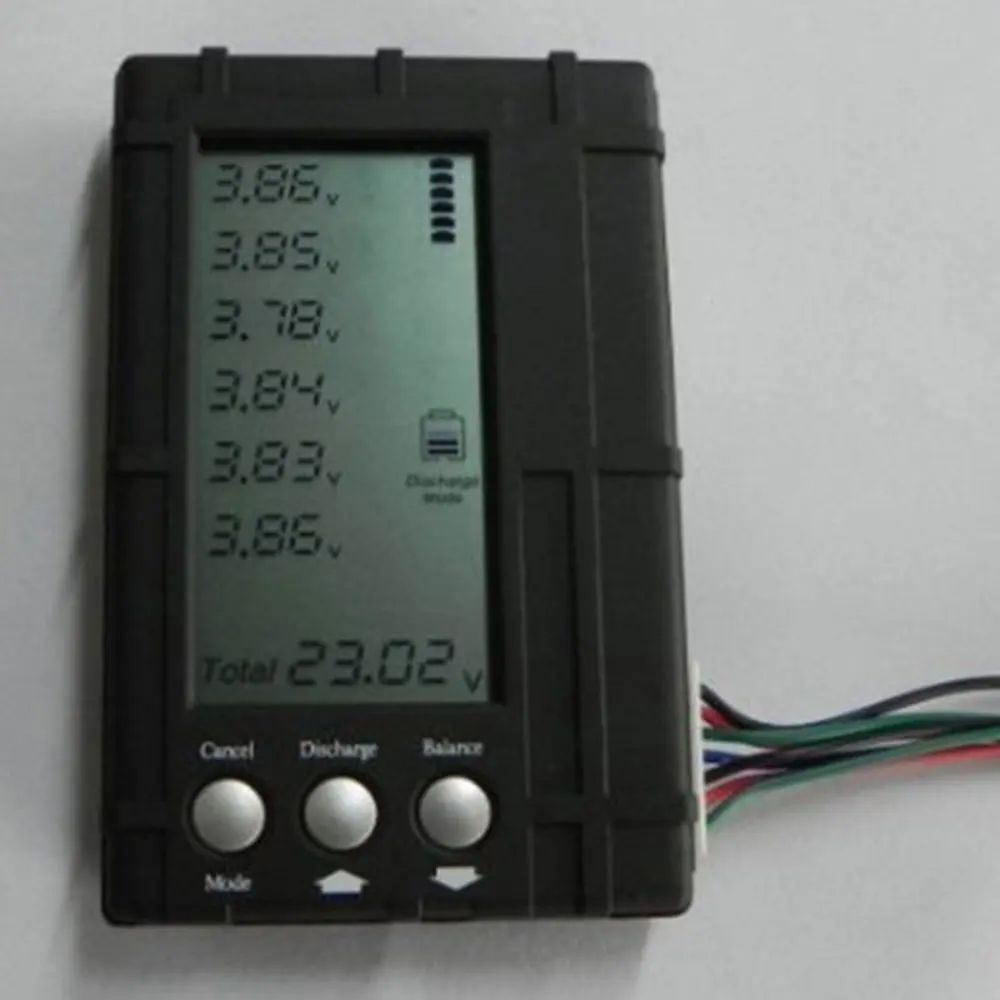 Балансировка литий полимерных аккумуляторов RC 3 в 1 2s 6s LCD + измеритель напряжения