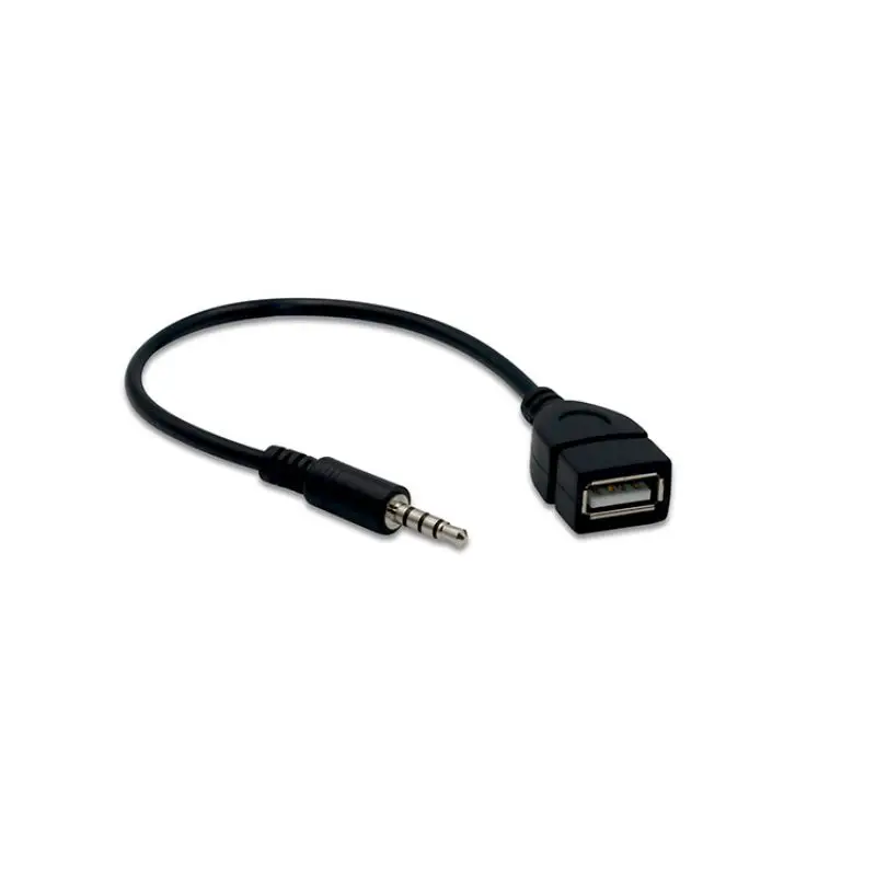 Автомобильный AUX аудио кабель для USB OTG Автомобильная электроника