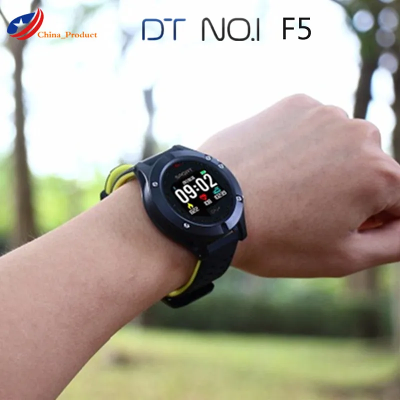 Оригинальные Смарт часы NO.1 F5 IP67 пульсометр GPS многоспортивный режим OLED альтиметр